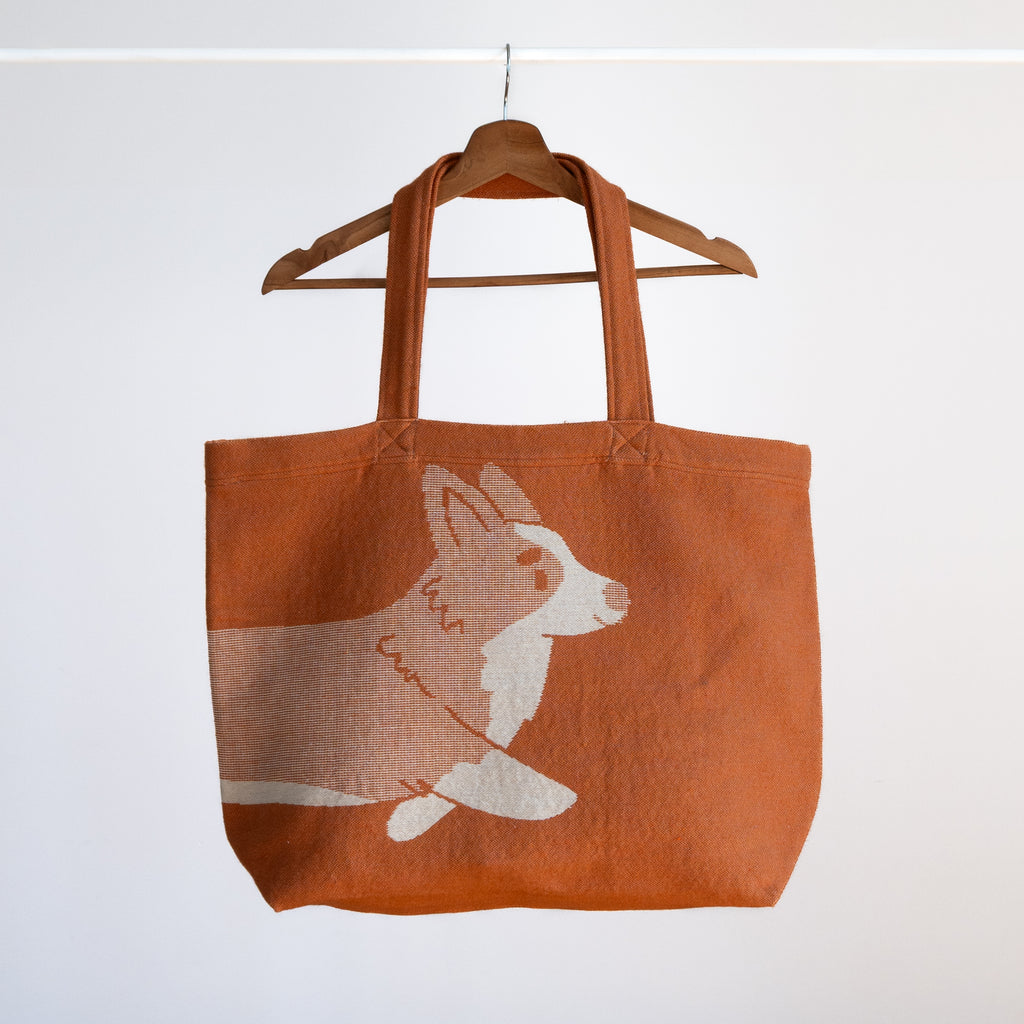 Torba Corgi – żakardowa torba eddo dla miłośnika corgi