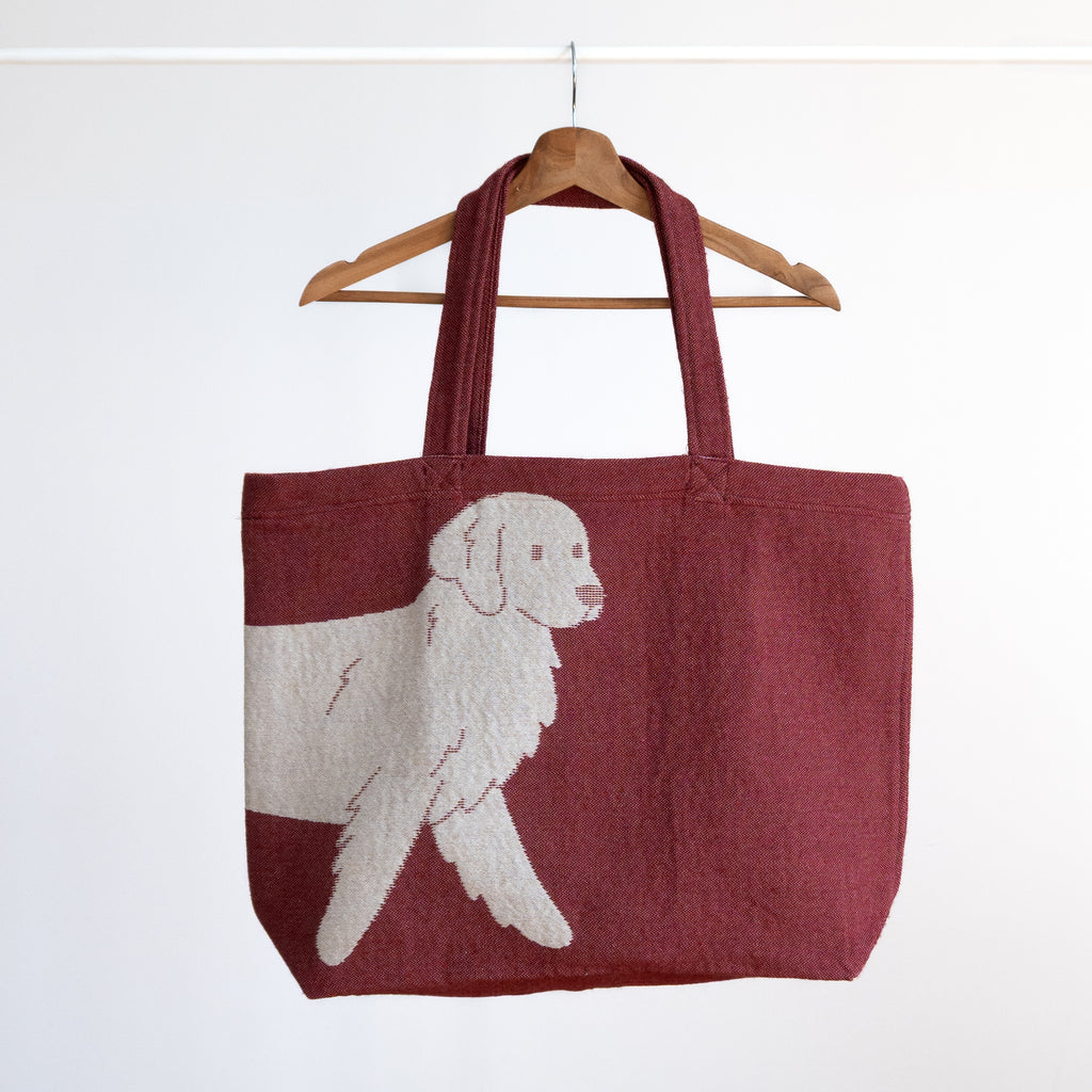 Torba Golden Giga – żakardowa torba eddo z wizerunkiem golden retrievera