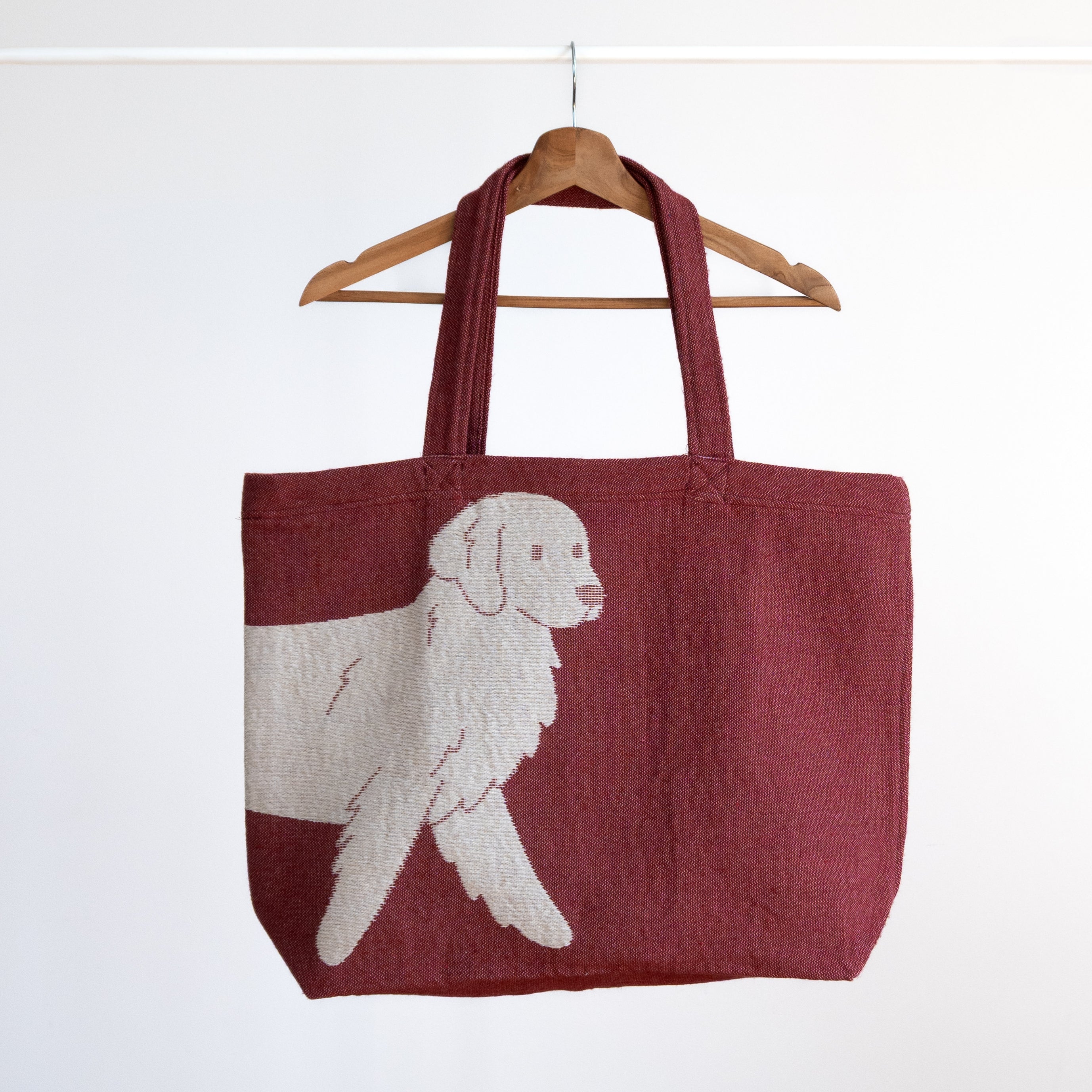 Torba Golden Giga – żakardowa torba eddo z wizerunkiem golden retrievera